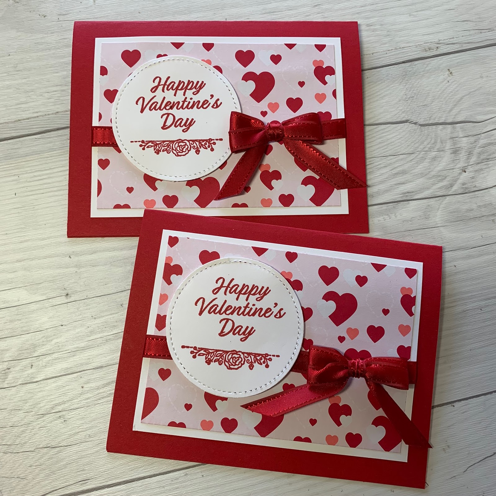 Create a Fast Valentine Card using Meant To Be Stamp and Stitched