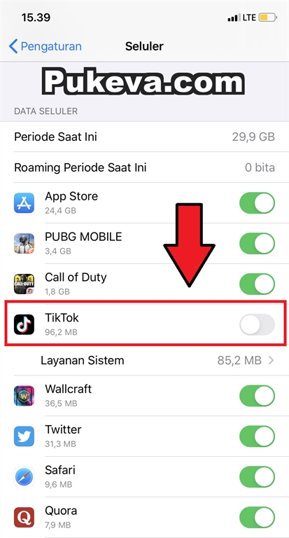 Cara Mematikan Akses Data Seluler Aplikasi Di Iphone Pukeva