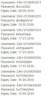 eset username and password 2019
