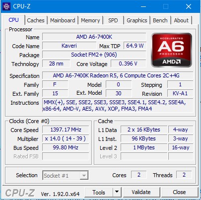 Melihat Spek Komputer Menggunakan CPU-Z