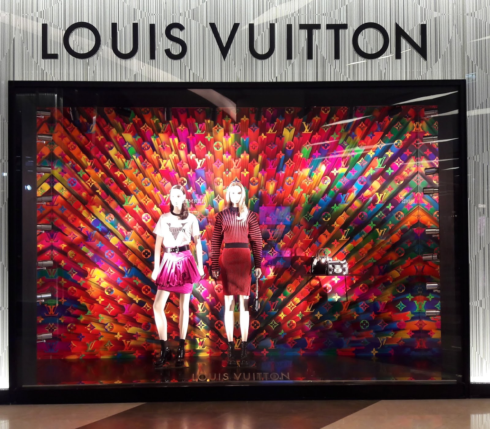 LOUIS VUITTON window display In Emporium Bangkok Thailand