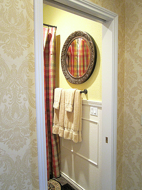 Picture Frame Molding in the Bathroom