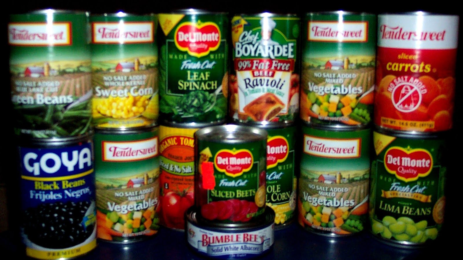 Vegetable Canned Vegetable Diet Vege Choices