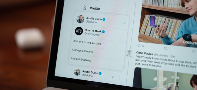 Twitter for Web Account Switcher