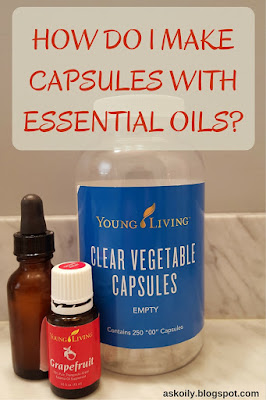 how to make capsules with essential oils diy | Hot Pink Crunch