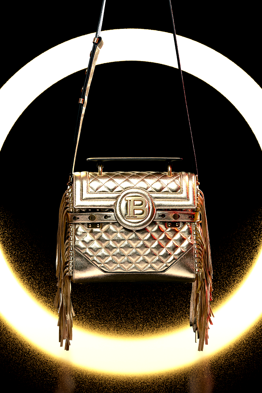 balmain logo bolsa