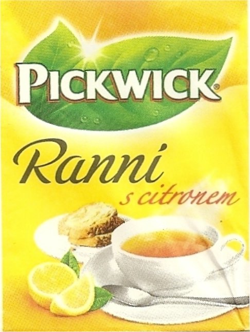 Theezakjes vouwen: Pickwick Ranni s citronem