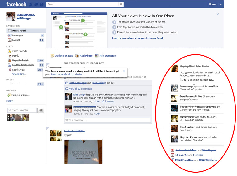 Social Media SOS Facebook Newsfeed Changes