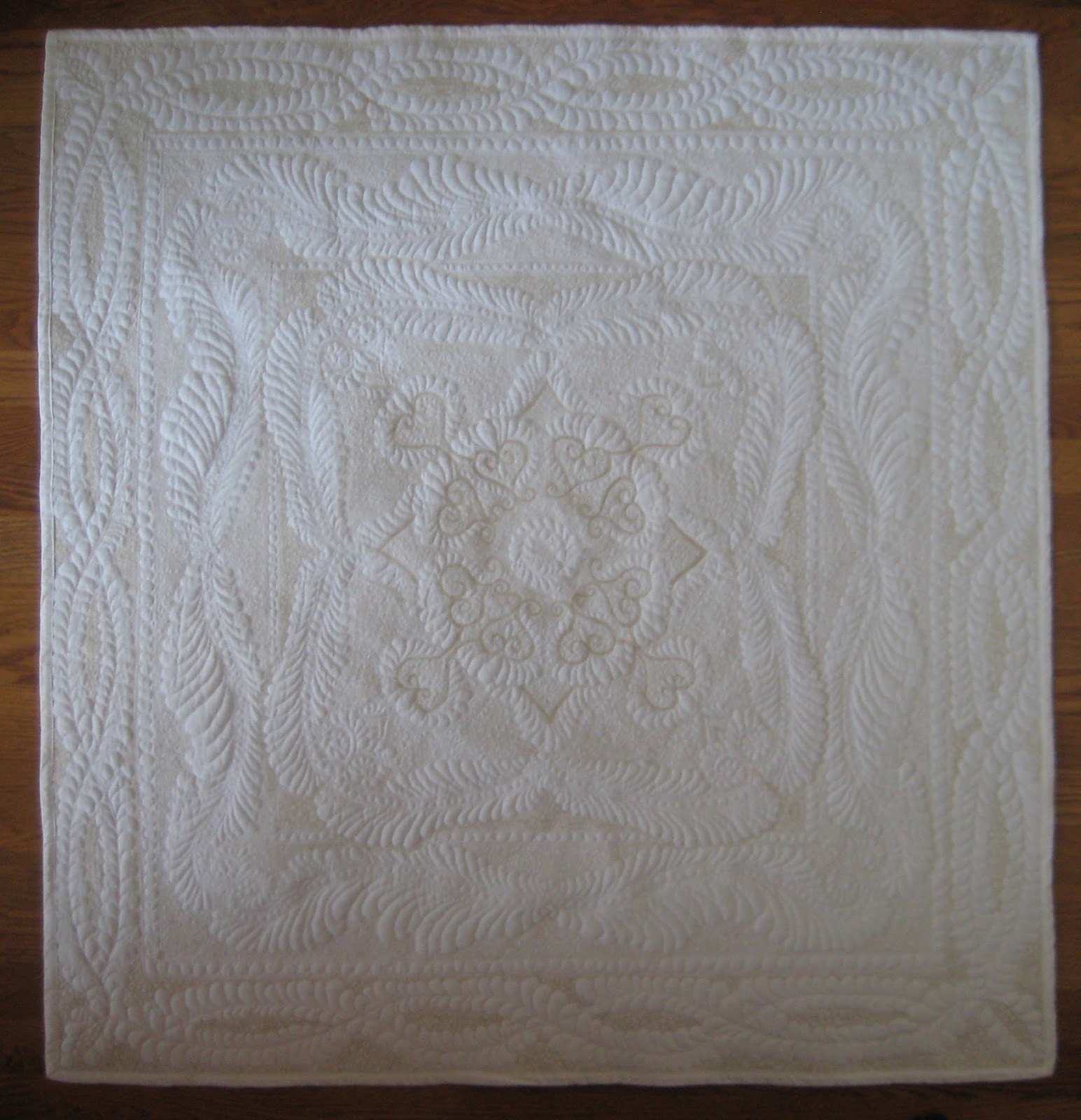 Mary Manson Quilts White Wholecloth Quilt Finished Help From The Quilt Show And Craftsy