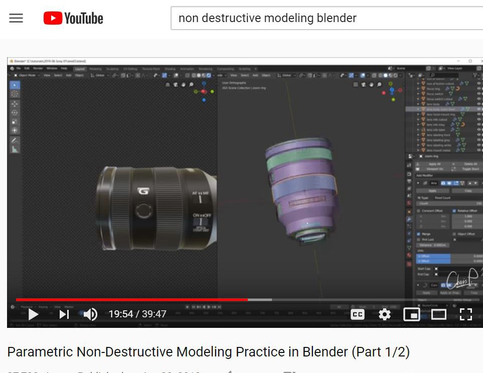 MC2 is BackUP A NonDestructive Blender Modeling Process