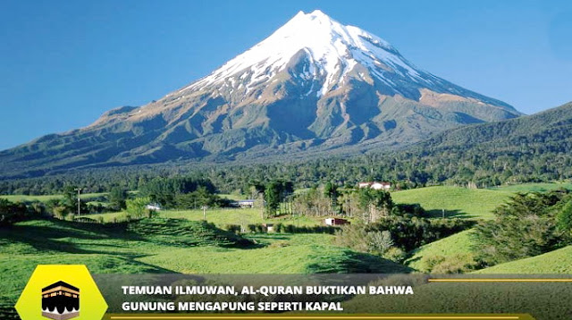 Temuan Ilmuwan, Alquran Buktikan Bahwa Gunung Mengapung Seperti Kapal