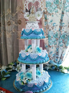 3 Tiers Buttercream Wedding Cake