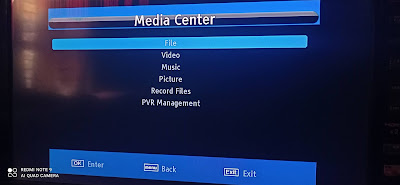 Starsat Titan gx6605s latest firmware Media Center Menu info