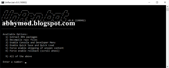 UnRen.bat v0.8 UnRen.bat v0.8