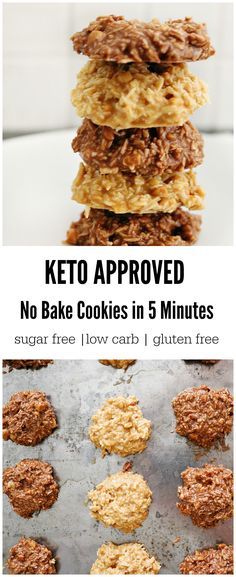 Keto No Bake Cookies In 5 Minutes!