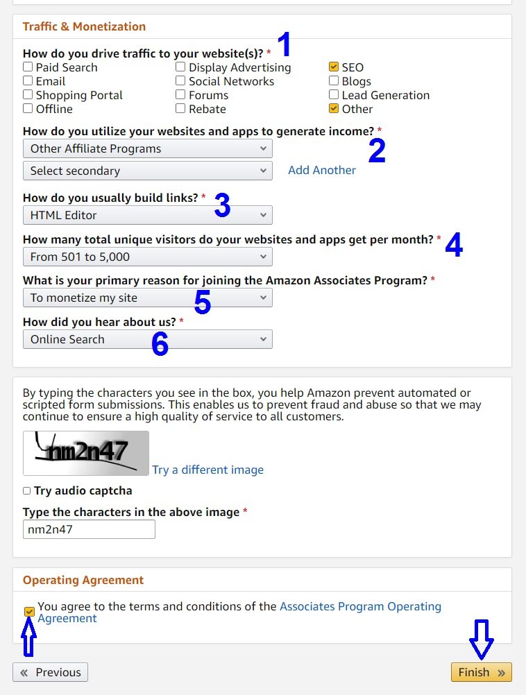 كيفية التسجيل في موقع أمازون للتسويق بالعمولة (أفليت) خطوة بخطوة