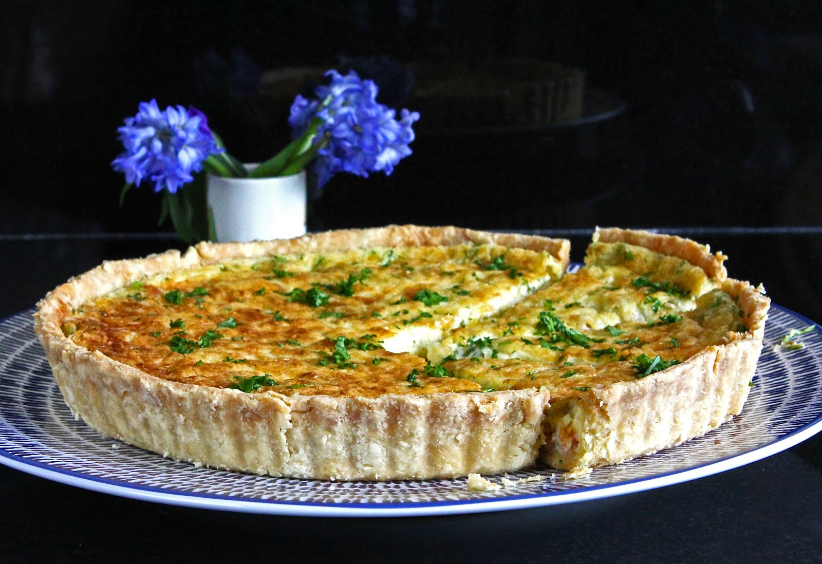 Gluten Free Alchemist Cheddar, Gruyere & Bacon Quiche gluten free