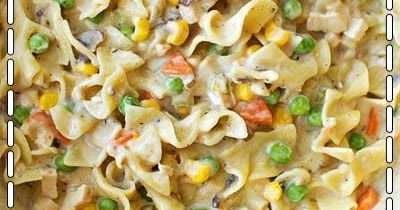One-Pot Creamy Chicken Pot Pie Noodles - Healthy Living and Lifestyle