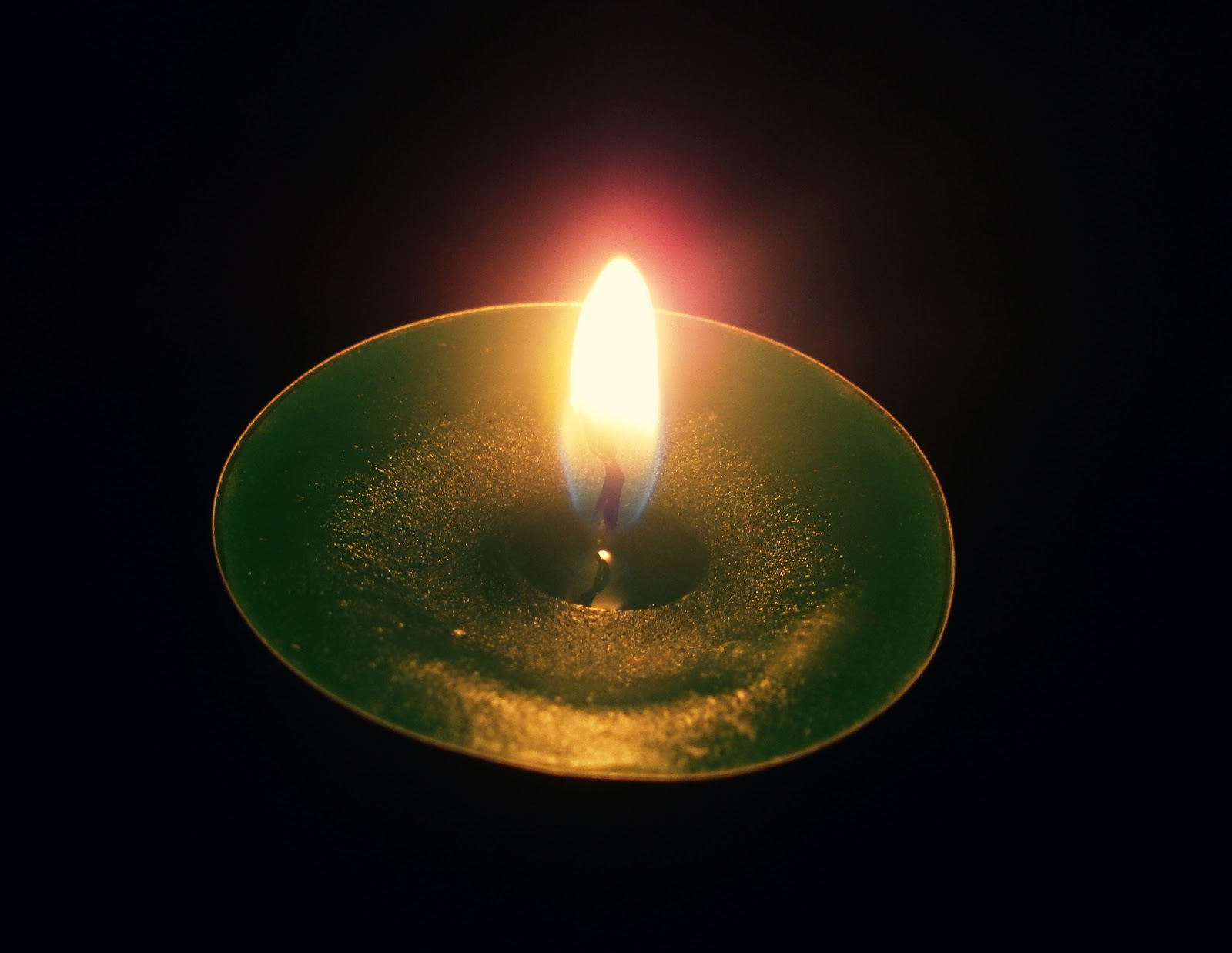 Saca tu Foto Una vela encendida