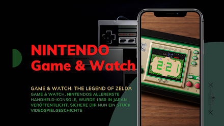 Nintendo präsentiert uns Zelda als Game & Watch | Handheld und Uhr mit The Legend of Zelda 
