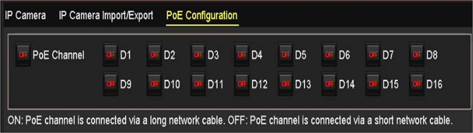How to use Hikvision Enhanced PoE feature