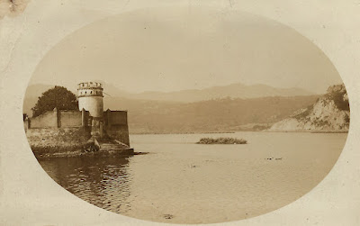 Ribadesella, El Jardín, palomar, torre, postal