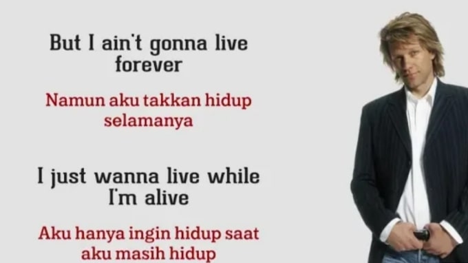 Lirik Lagu It S My Life Bon Jovi