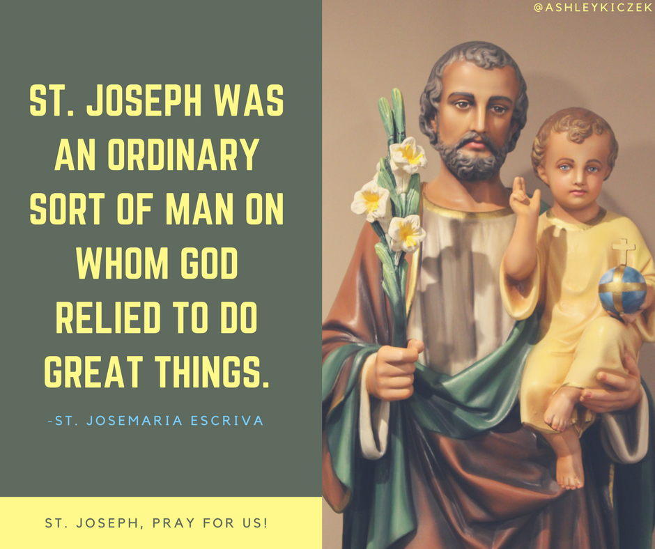 St. Joseph, Pray for Us!