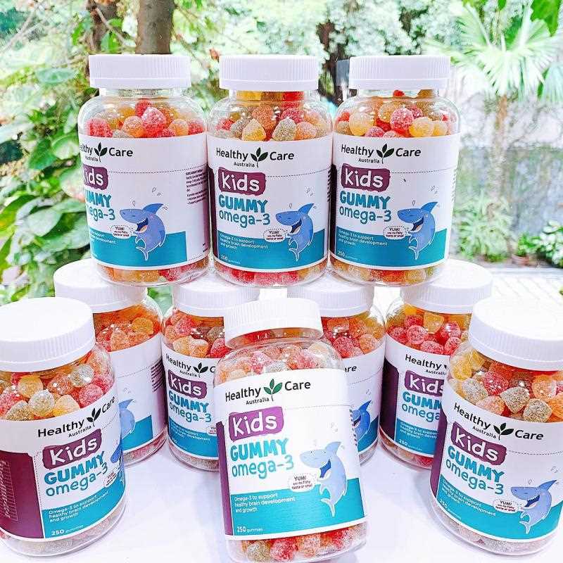 Kẹo Dẻo Gummy Omega 3 của Healthy Care