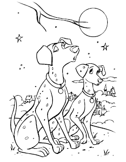 101 Dalmatians Coloring Pictures