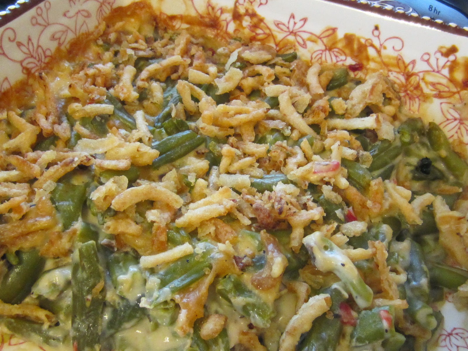DJAMPOT Green Bean Casserole Velveeta Bacon