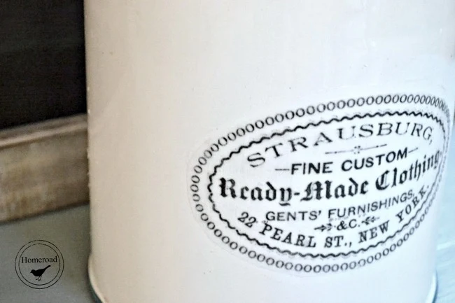 label on metal canister