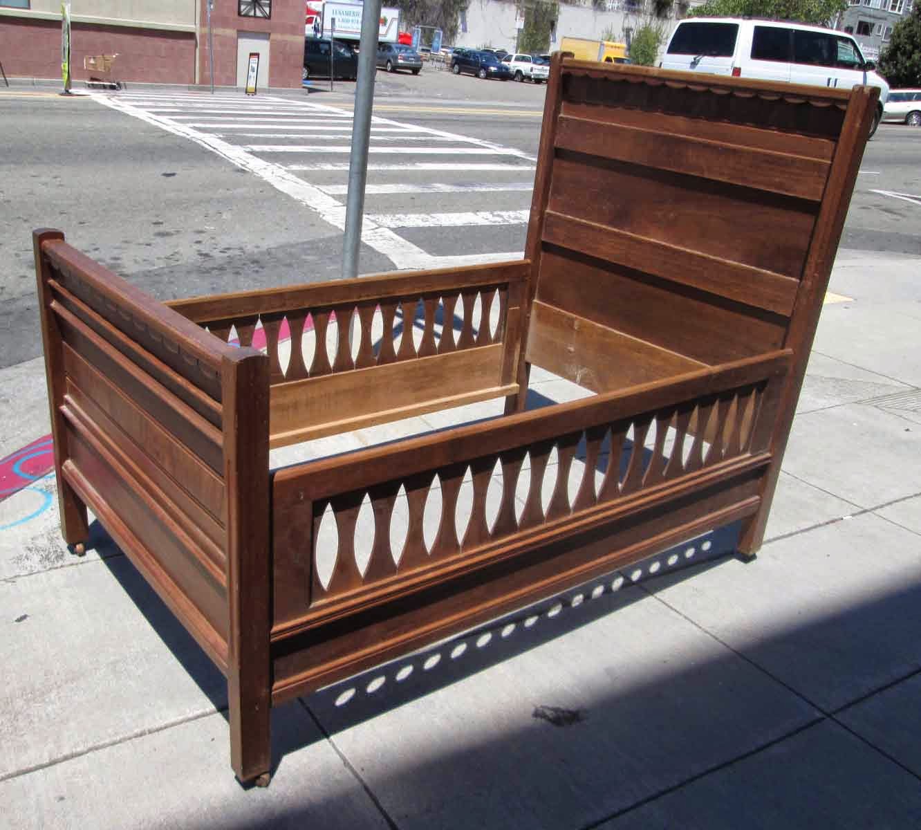 UHURU FURNITURE & COLLECTIBLES SOLD Antique Youth Bed 30
