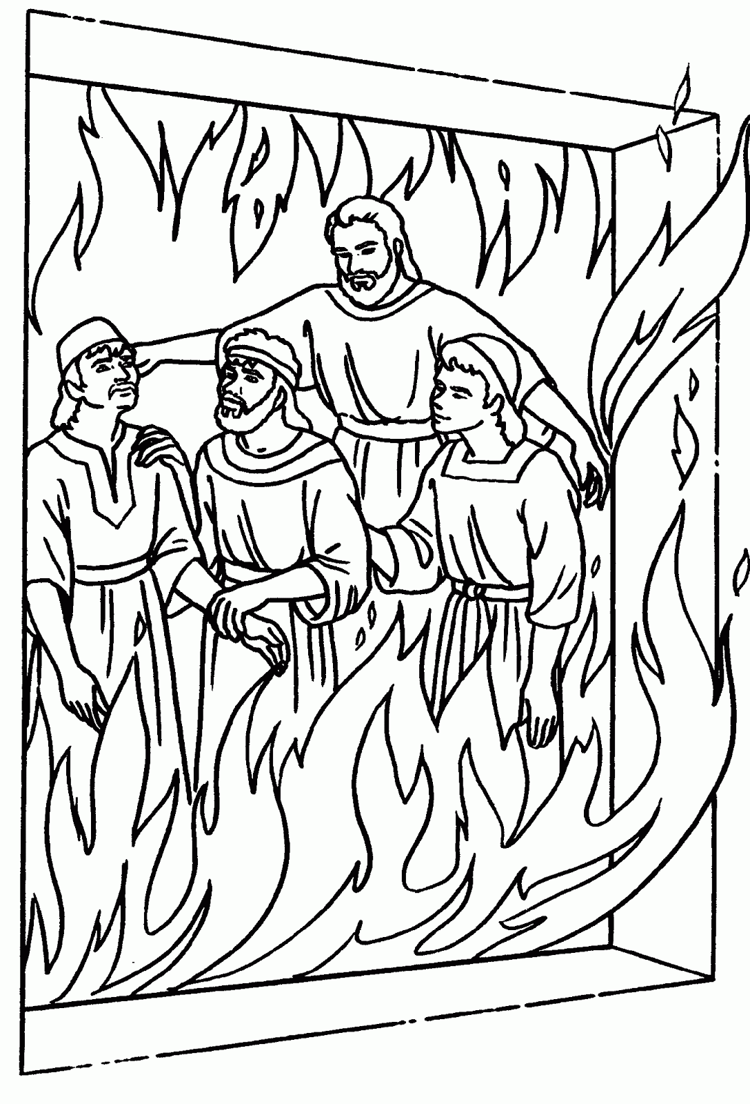 abednego coloring pages - photo #23