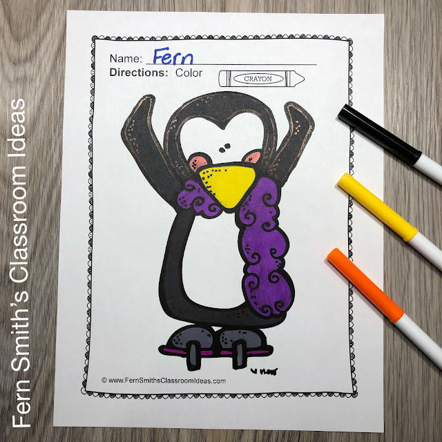 Penguins Coloring Pages - 23 Pages of Penguin Coloring Book Fun By #FernSmithsClassroomIdeas