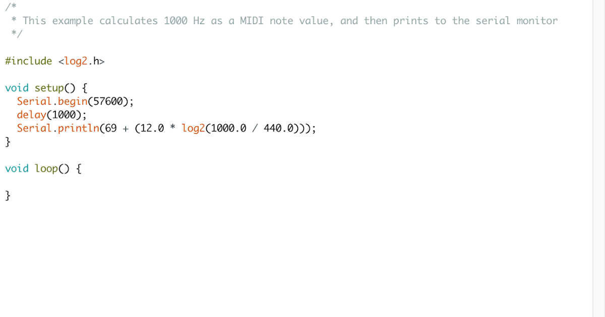 little-scale: Log2 Library for Arduino