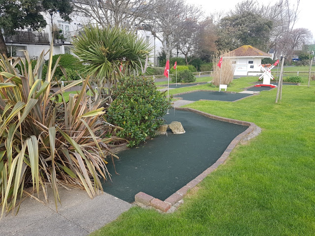Splash Point Mini Golf course at Denton Gardens in Worthing