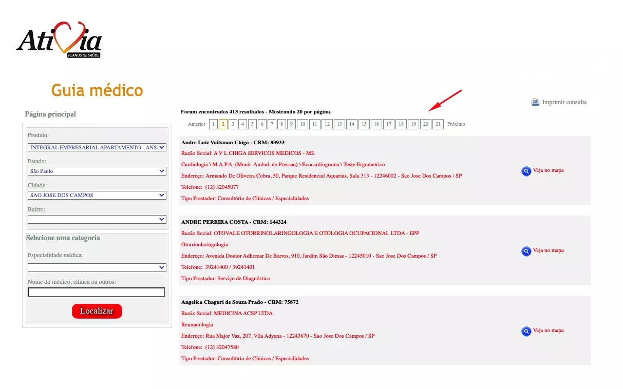 Consultar rede credenciada Atívia São José dos Campos Consultar rede credenciada Atívia São José dos Campos