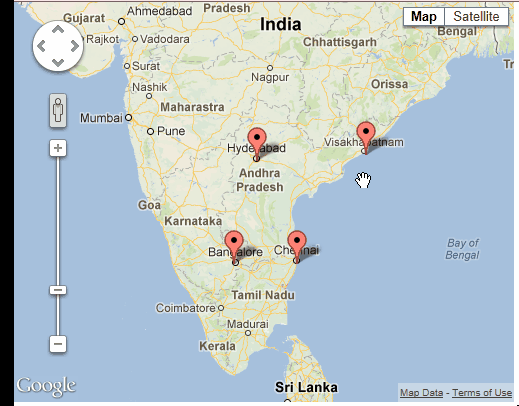 Google Maps API V3 - Populate (Show) Google Map Markers from Array of JSON Data 