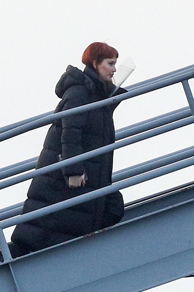 Jennifer Lawrence Clciked on the Set of Don’t Look Up on USS Massachusetts Naval Battleship 12 Dec-2020