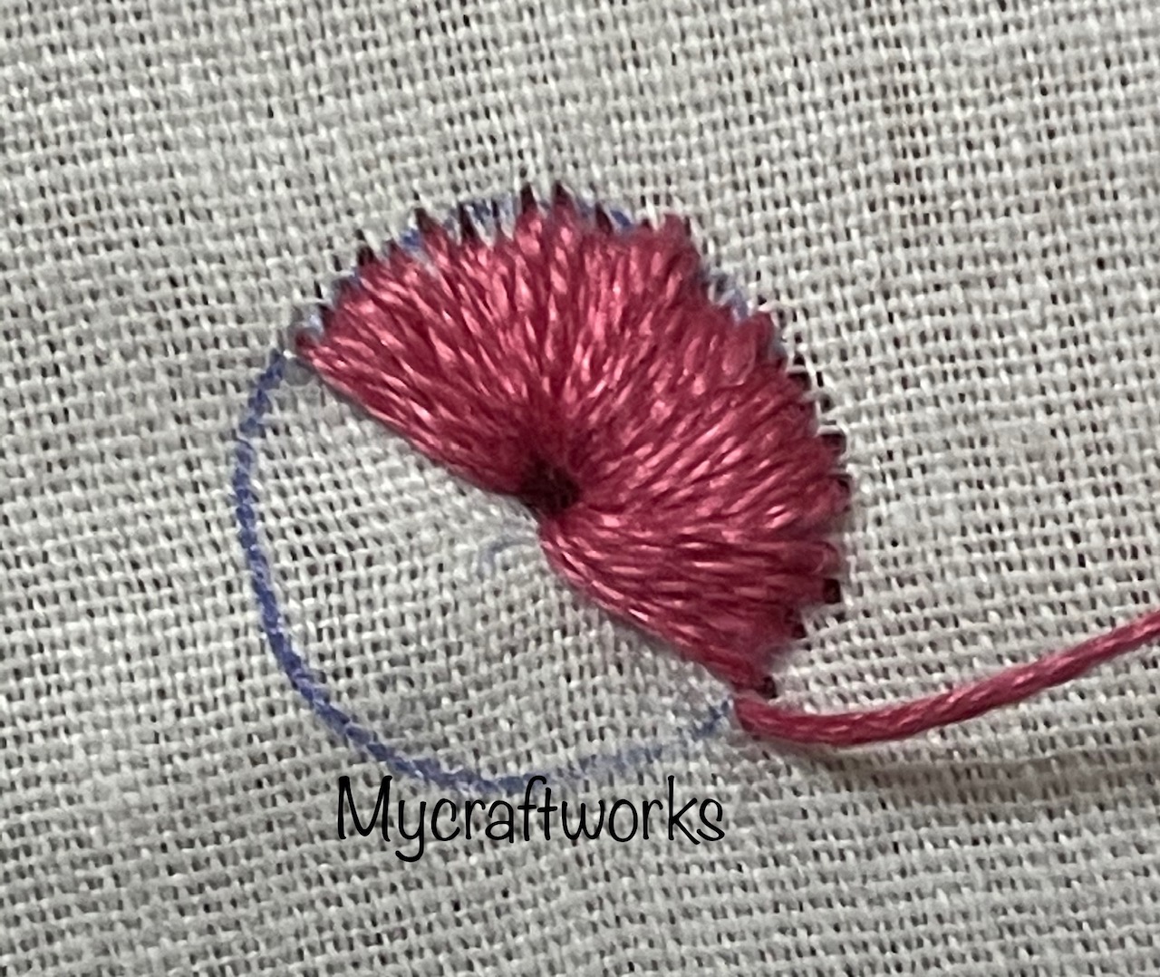 MY CRAFT WORKS Embroidery Stitch Tutorial Eyelet Stitch