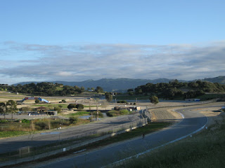 Looking down at Turn 9, Mazda Raceway Laguna Seca, Salinas, California