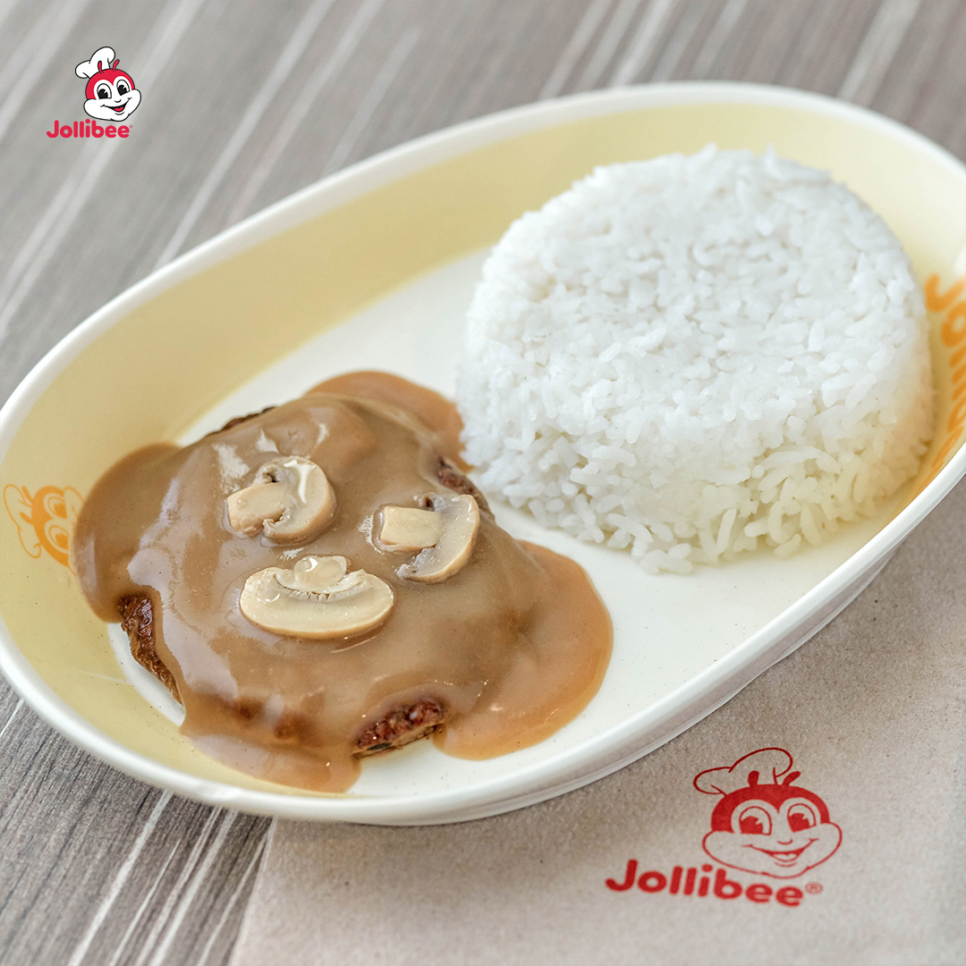 Jollibee Burger Steak’s beefysaucy linamnam ulam, still at P50! Snaps and Ganaps