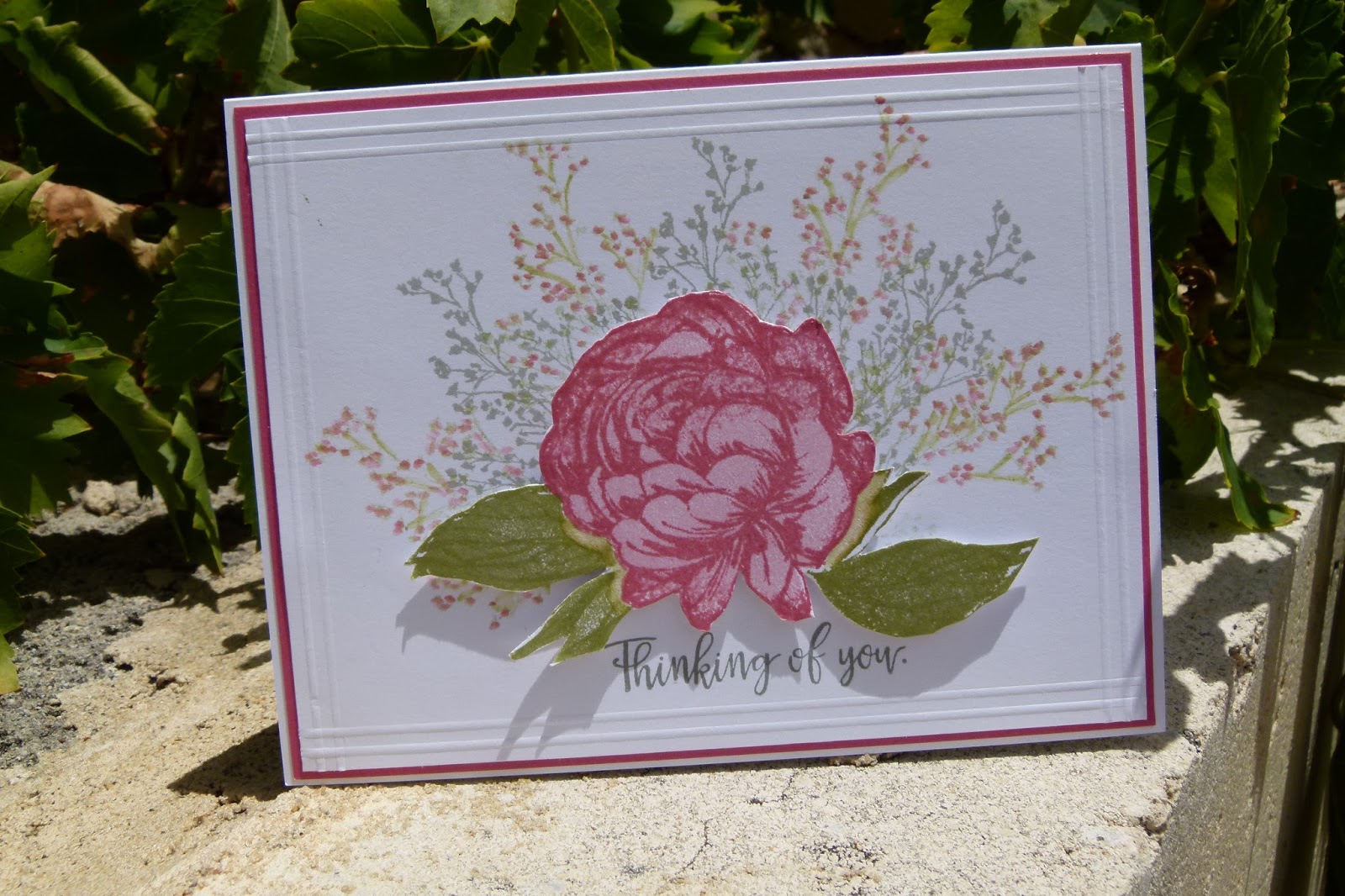 CTMH January 2016 'Beloved Bouquet' Stamp of the Month