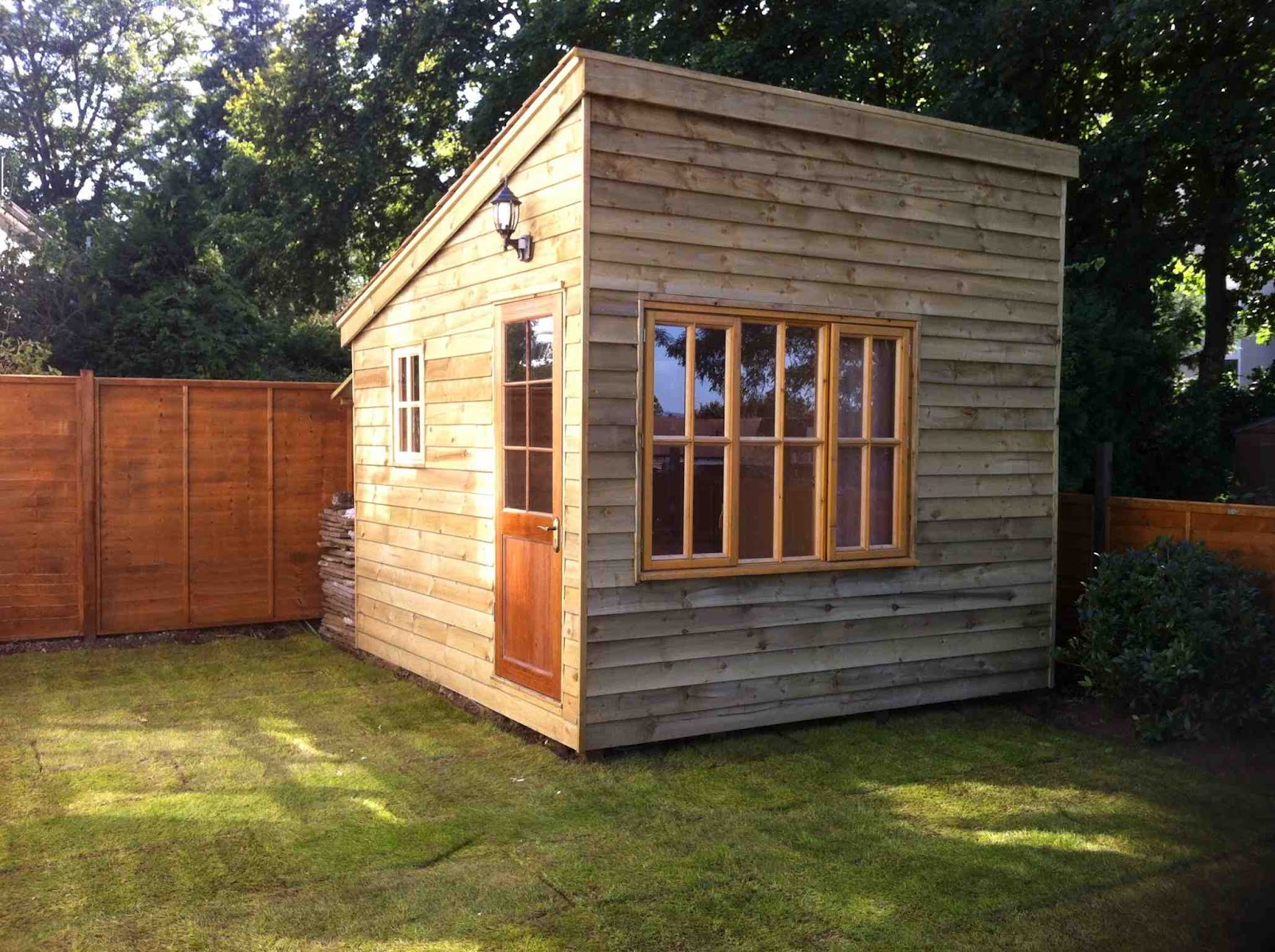  of Improvement Leads Home: Building an Office Shed: Before and After