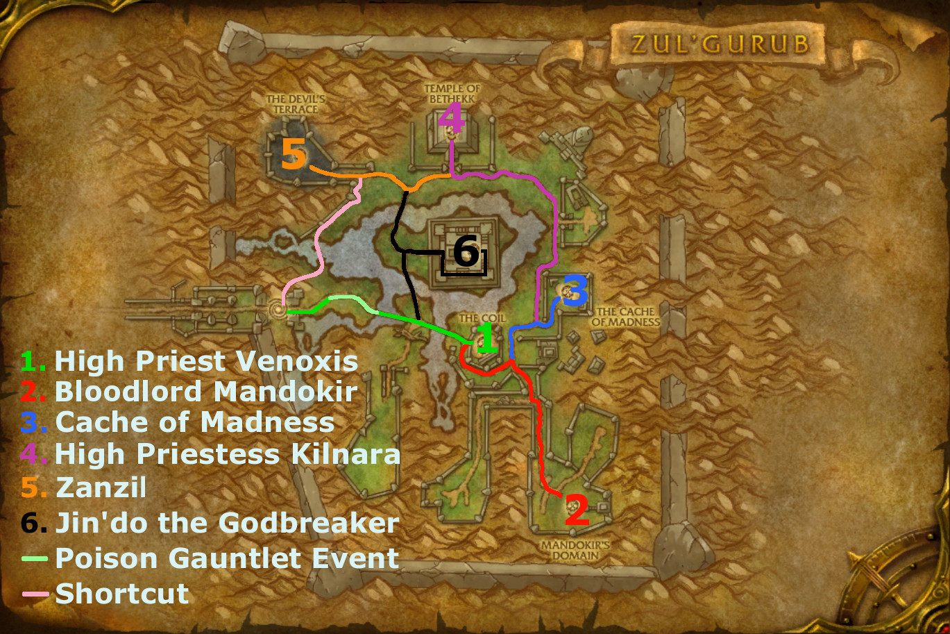 Guias de Wow en español: Zulgurub (Mapa)