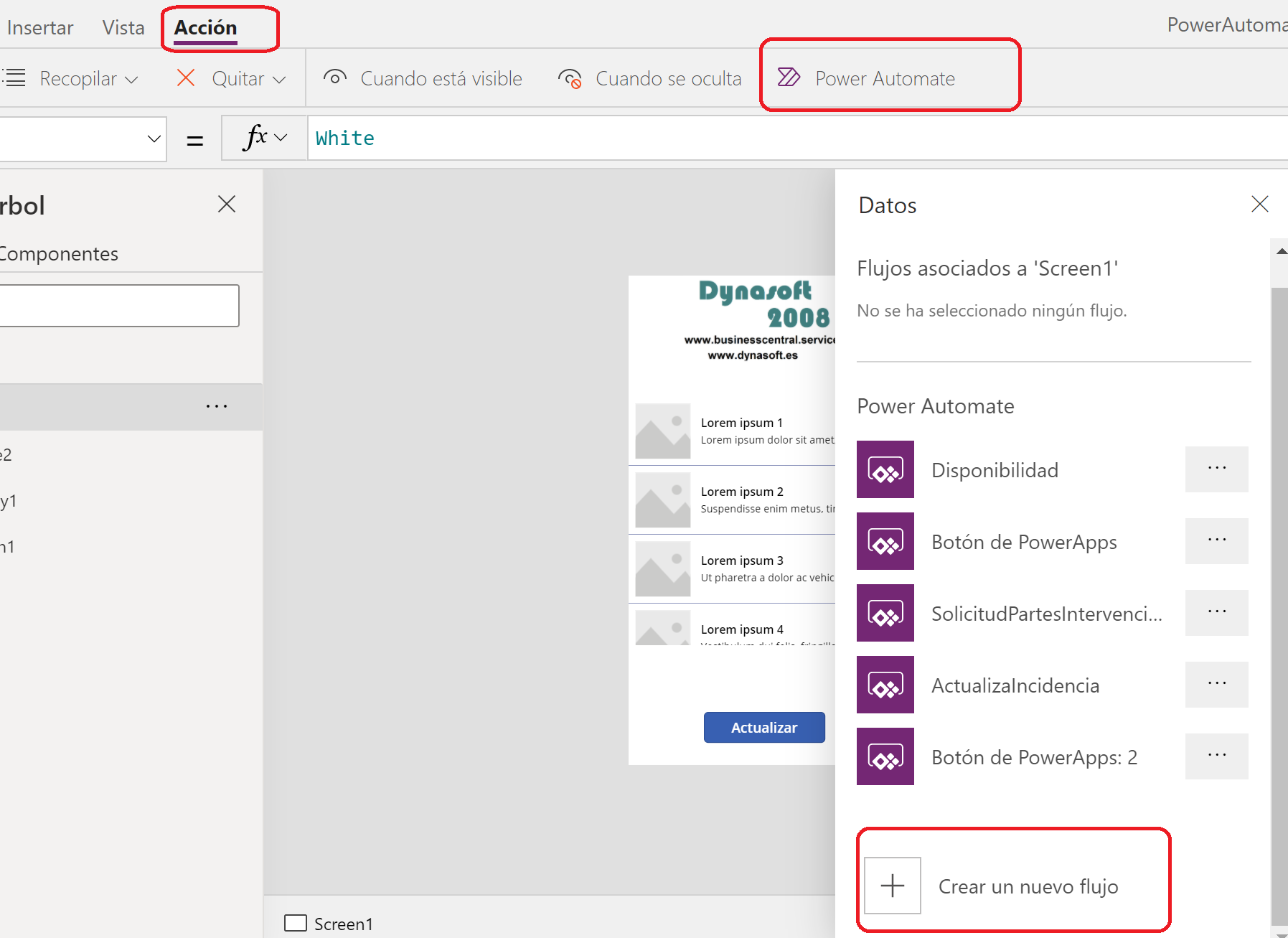 Tablas personalizadas de Business Central en PowerApps con Power