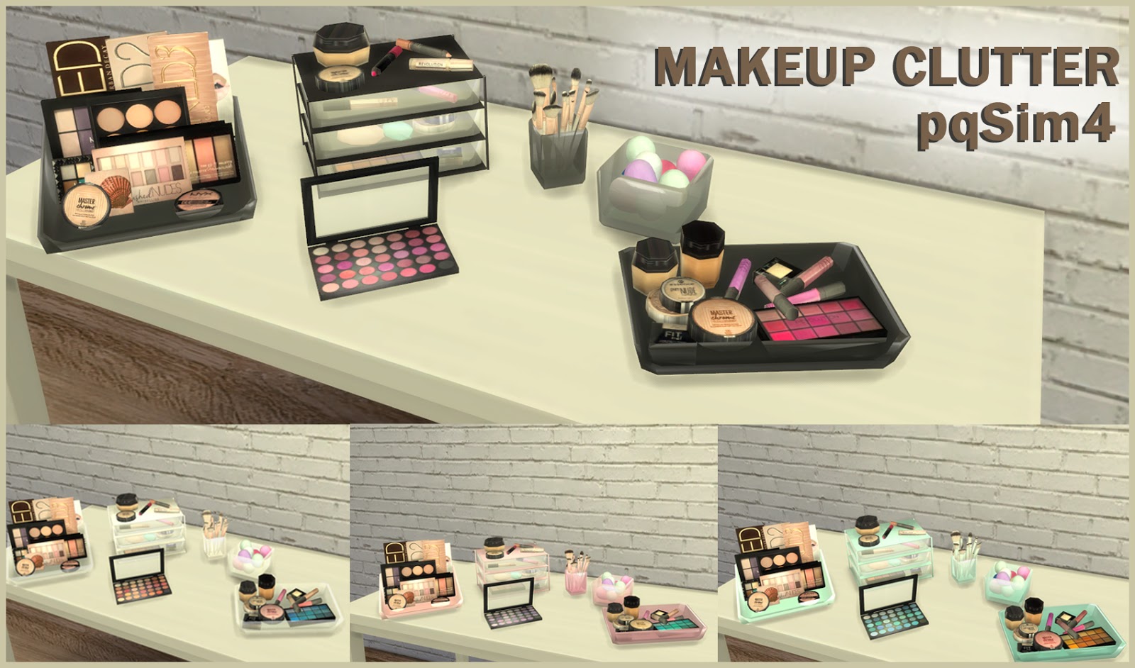 Makeup Clutter The Sims 4 Custom Content