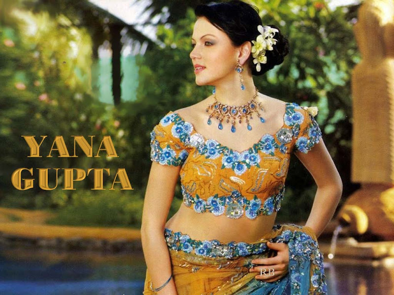 Yana Gupta latest Wallpapers  Cute girl in typical indian wears gallery pictures