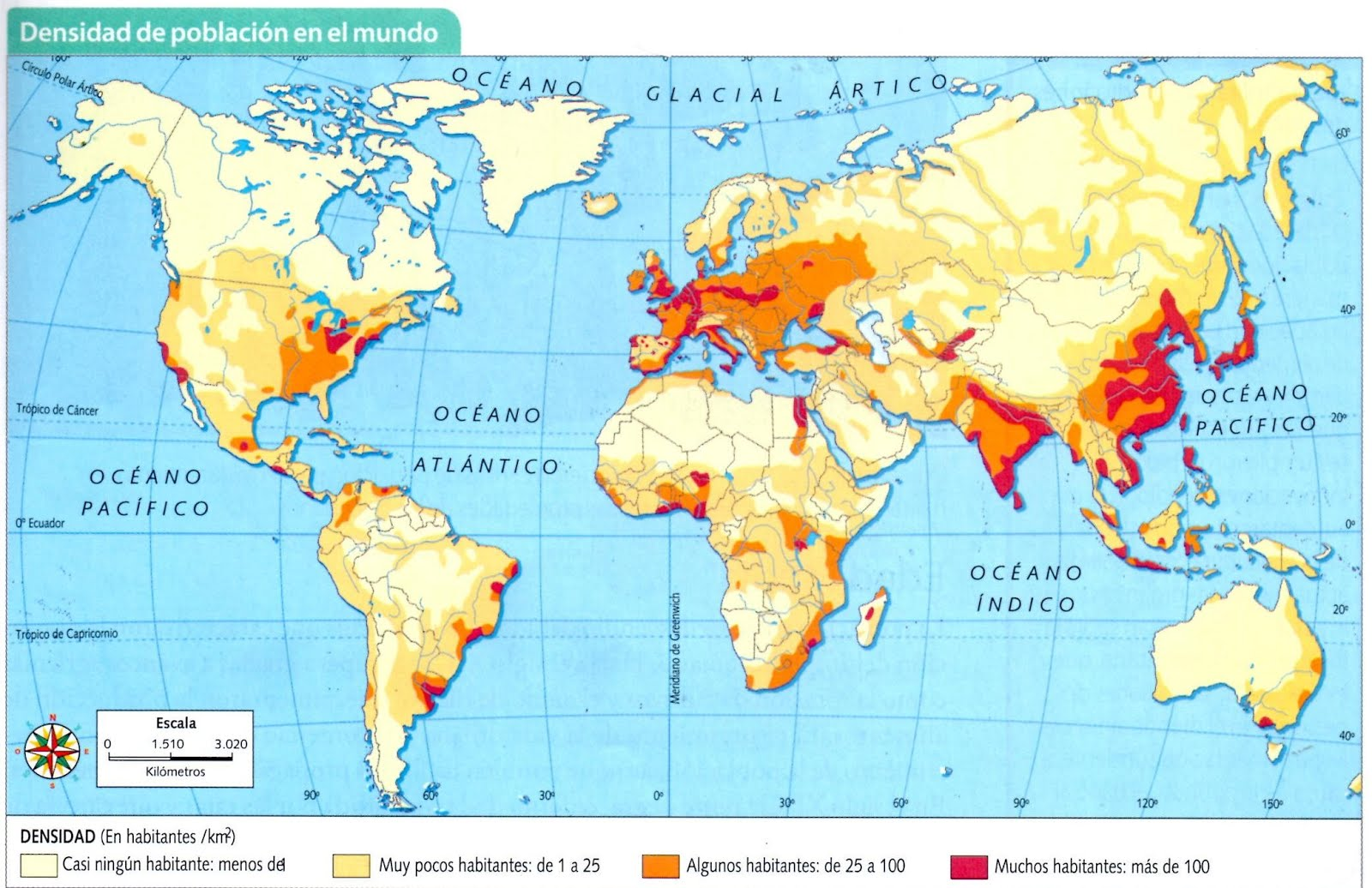 COMO SE DISTRIBUYE LA POBLACIÓN MUNDIAL TU GUÍA DE APRENDIZAJE
